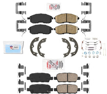 AmeriBRAKES Pastillas de freno de cerámica zapatas de estacionamiento para Nissan Altima 2007-2012