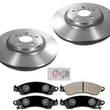 330MM Front Disc Brake Rotors Metallic Pads fits for 1994-2004 Mustang SVT Cobra