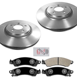 330MM Front Disc Brake Rotors Metallic Pads fits for 1994-2004 Mustang SVT Cobra