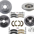 Frt & Rr Fleet Pads w Hardware & Disc Brake Rotors for 2016-2023 Nissan Titan XD