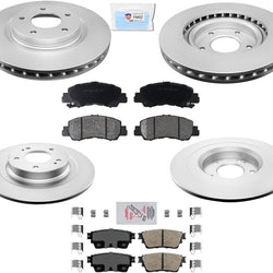 Pastillas de freno de rotores de freno de disco compatibles con freno de estacionamiento eléctrico Eclipse Cross 18-20W
