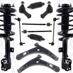 Conjunto de puntal de resorte helicoidal de brazos de control para Outlander 08-13 sin asiento de tercera fila