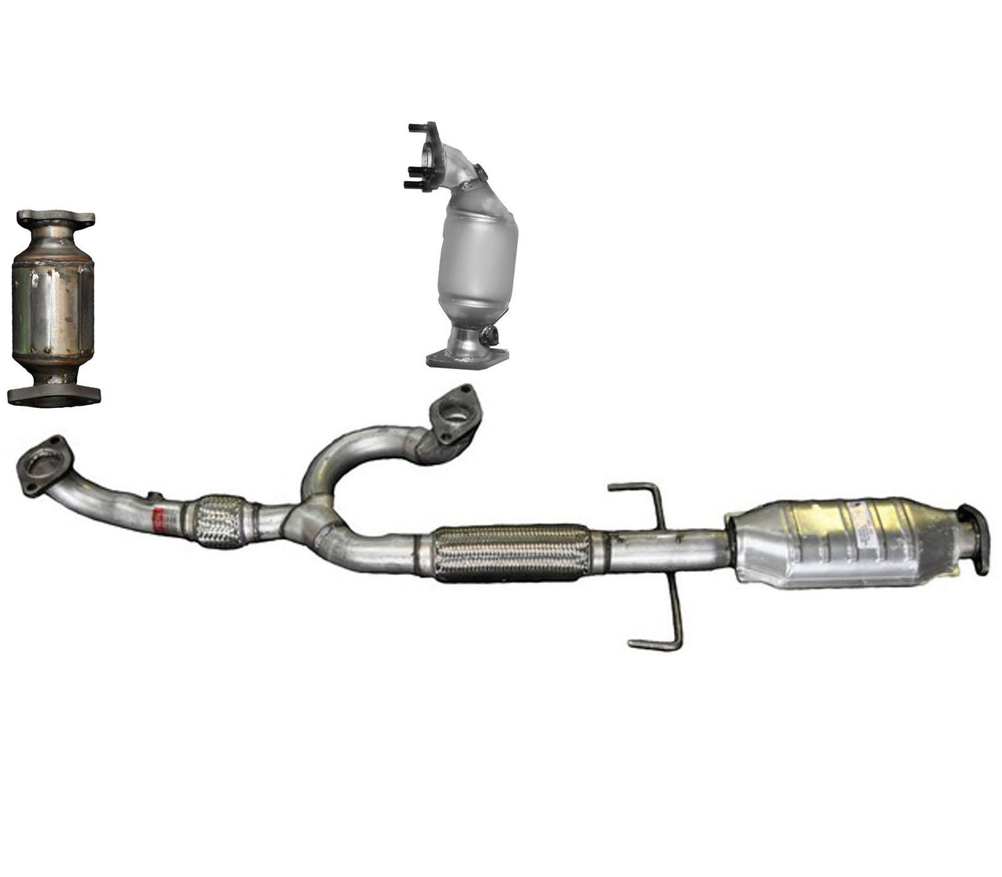 Upper Lower Pipe Catalytic Converter For 2001-2005 Mitsubishi Eclipse 3.0L