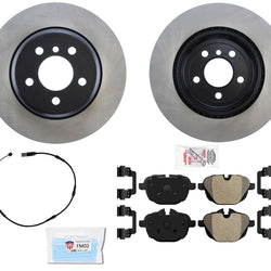 REAR Carbon Brake Rotors Pads hardware for 2011-2016 BMW 535i REF 34216775287