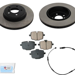 REAR Carbon Brake Rotors Pads hardware for 2012-2018 BMW 650i REF 34216775289