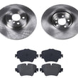 Rotores de freno de disco delantero OE almohadillas metálicas para BMW X1 2016-2021 REF 34116865713