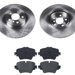 Rotores de freno de disco delantero OE almohadillas metálicas para BMW X1 2016-2021 REF 34116865713