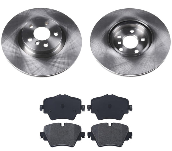 Rotores de freno de disco delantero OE almohadillas metálicas para BMW X1 2016-2021 REF 34116865713