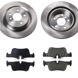 Rotores de freno de disco trasero OE almohadillas metálicas para BMW X1 2016-2021 REF 34216799369