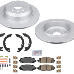 For 2018-2021 Jeep Wrangler With Larger 342mm Rear Coated Brake Rotors Brake Pad