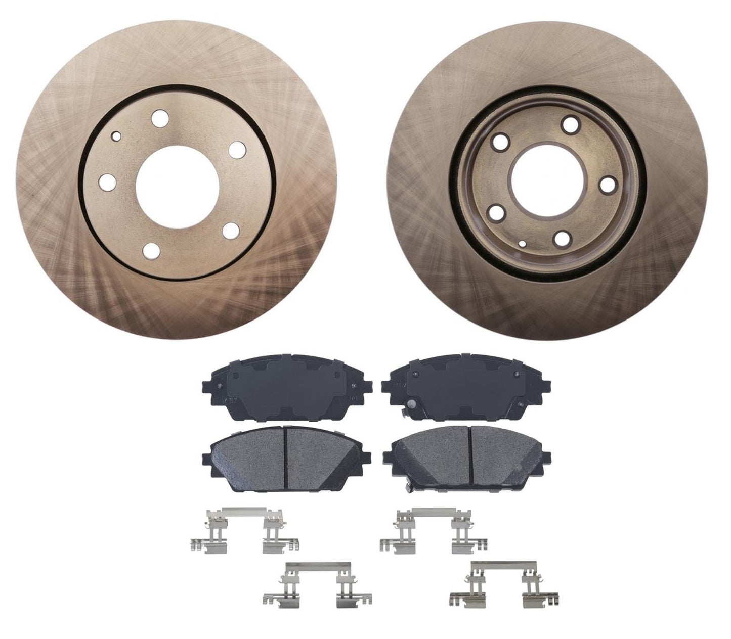 Hardware de pastillas de rotores de freno de disco delantero para Mazda 3 2019-2022 con tracción delantera