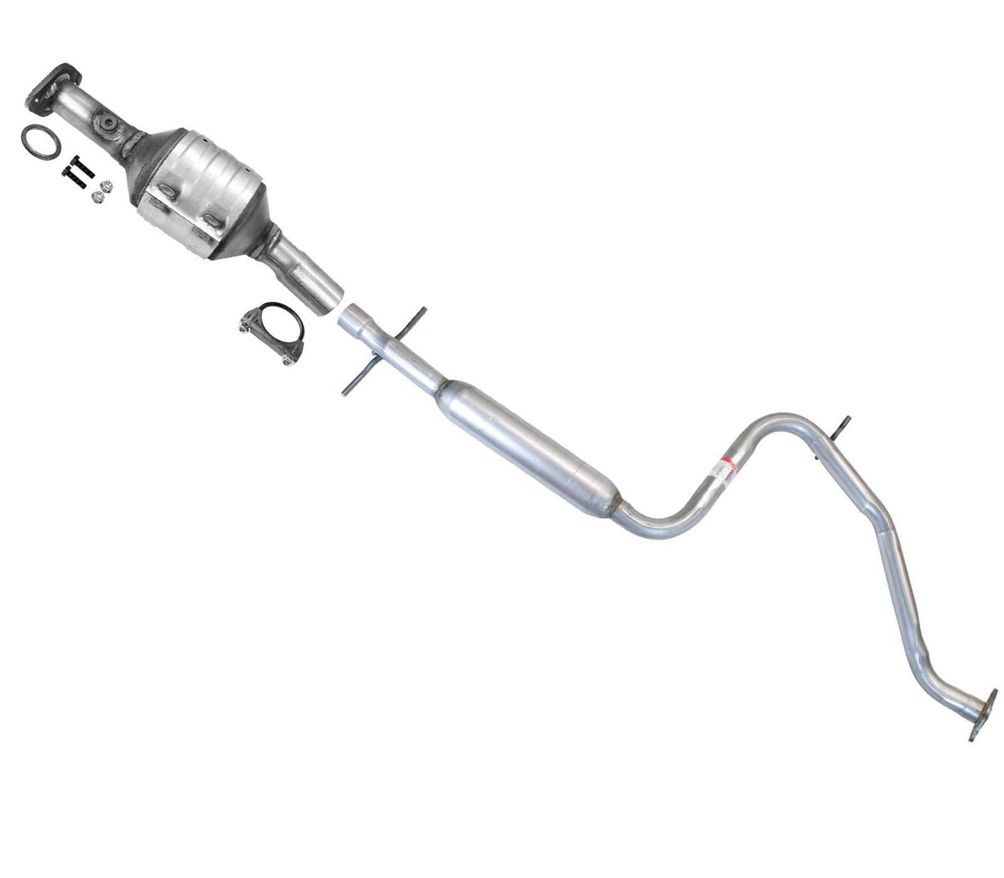 Rear Low Catalytic Converter W Pipe For Mazda CX-3 2016-2021 Front Wheel Drive