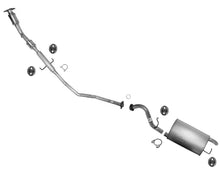 Catalytic Converter Resonator Muffler Assembly For 2009-2013 Toyota Corolla 1.8L