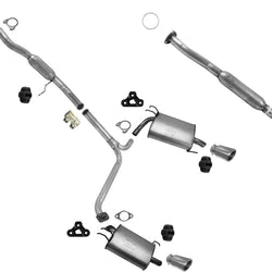 Complete Dual Muffler Exhaust Pipe System Fits for 2004-2008 Acura TSX 2.4L