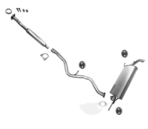 Silenciador de tubo de extensión del sistema de escape para Subaru XV Crosstrek 2.0L 2013-2015
