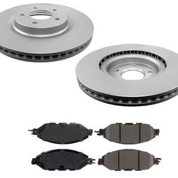 Front Brake Disc Rotors & Ceramic Pads Fits Infiniti 2014-2019 QX60 & Q50