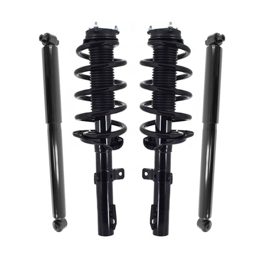 Front Complete Spring Struts Rear Shocks For Ford Transit 150 250 350 2015-2020