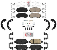 AmeriBrake almohadillas de cerámica para Nissan Rouge Sport modelo 2.0L 17-18, kit de 4 piezas