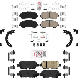 AmeriBrake Ceramic Pads Fits 17-18 for Nissan Rouge Sport Model 2.0L 4pc Kit