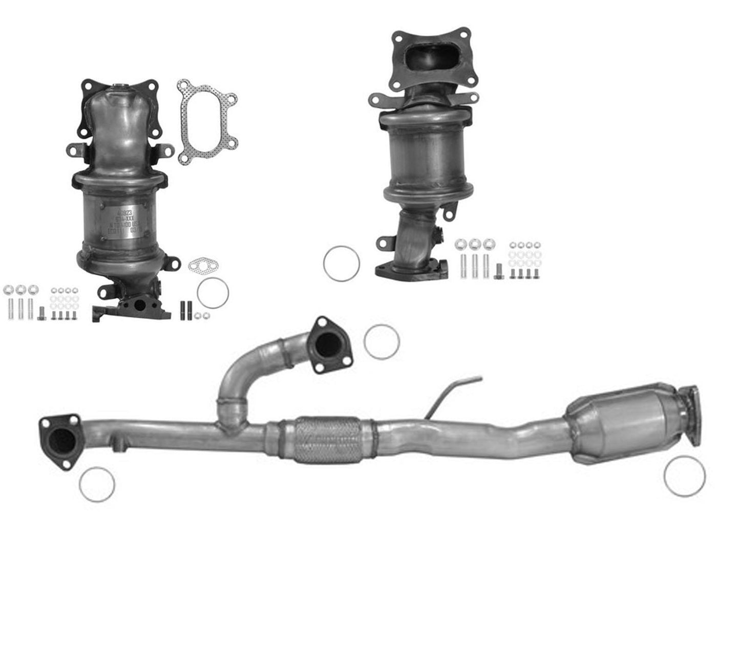 Tubo flexible de motor convertidor catalítico bajo Upp para Honda Accord Sedan 3.5 13-2017