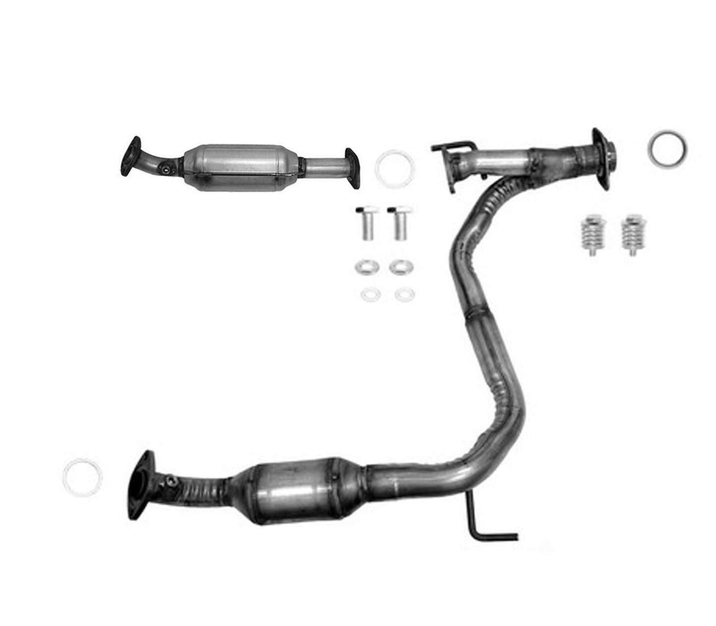 Convertidores catalíticos inferiores traseros para Tacoma Base 2005-2011 de 4,0 L con tracción trasera