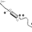 Exhaust Pipe Muffler Tail Pipe Fits 05-12 Toyota Tacoma 4.0 W/ 140.9" Wheelbase