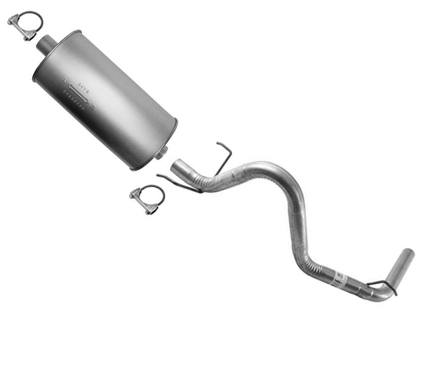 Rear Muffler and Tail pipe fits for 2013-2020 Toyota Tacoma 2.7L 3.5L 4.0L