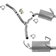 Rear Y Pipe with Dual Mufflers for 2009-2010 Dodge Journey 3.5L