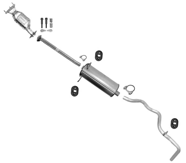 Rr Catalytic Converter Muffler Tail Pipe Fits 04-06 Ford Ranger V6 118 Wheelbase