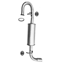 Rear Muffler Tail Pipe W/ Gaskets For 2011 12 13 2016 Scion Tc REF# 17430-36100