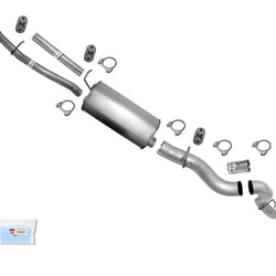 Exhaust Muffler Pipes For 2001-2006 GM Silverado 2500HD 6.0L 8.1 157.5 Wheelbase