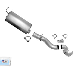 Rear Muffler and Tail Pipe Fits 2001-2006 GM 2500HD Silverado 6.0L 8.1L Made USA