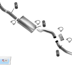 Exhaust Muffler Pipes For 2007-2010 GM Silverado 2500HD 6.0 with 133
