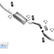 Exhaust Muffler Pipe For 2007-2010 GM Silverado 2500HD 6.0 with 143.5" Wheelbase