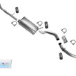 Exhaust Muffler Pipe For 2007-2010 GM Silverado 2500HD 6.0 with 157.5" Wheelbase