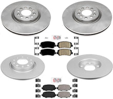 Coated Rotors for 14-21 Cherokee 2.4L W/ 278MM Rear & Frt Single Piston Caliper