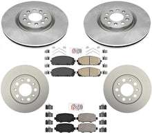 Coated Disc Rotors for 14-21 Cherokee With Larger 330MM 13 Inch Rotors 4 Piston