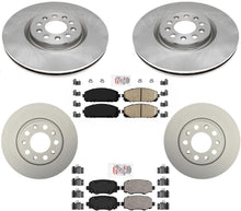 Coated Rotors for 14-21 Cherokee 3.2L W/ 320MM Rear & Frt Single Piston Caliper