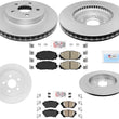 Disc Brake Rotors Brake Pads Fits 20-21 Toyota Corolla w/ Electric Parking Brake