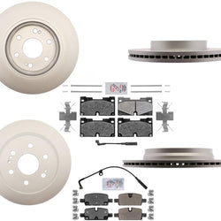 Coated Disc Brake Rotors Metallic Pad Sensor For 2021 2022 2025 Chevrolet Tahoe