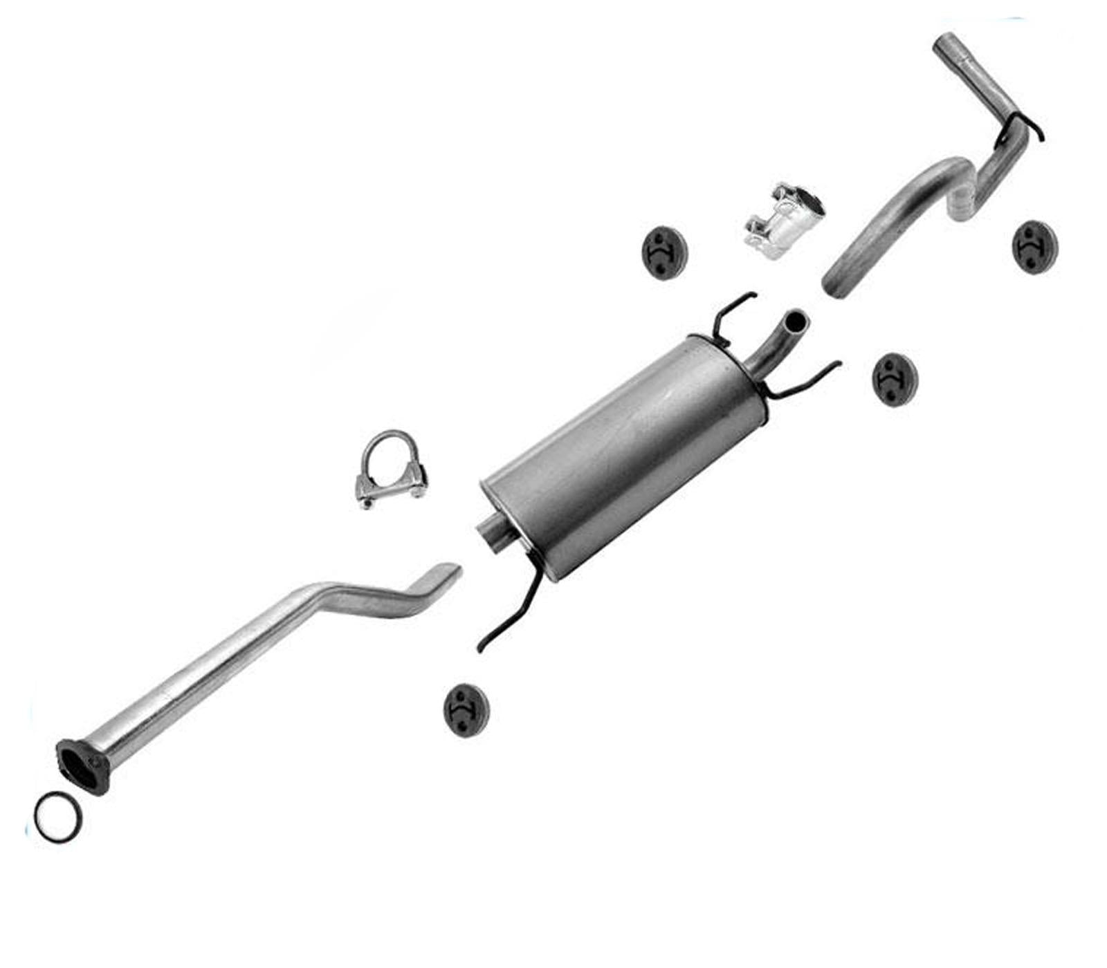 Muffler Exhaust System for 05-10 Tacoma 2.7L 128 Inch Wheel Base 53724 56206