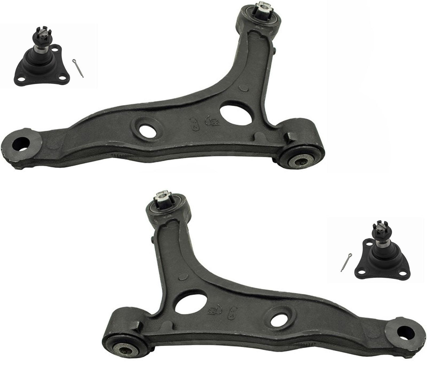 Front Control Arms Ball Joints Tie Rods Links For Ram Promaster 1500 2014-2023