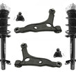 Kit de 4 bujes de brazos de control inferiores delanteros BJ para Mercedes C300 4Matic 2015-2020