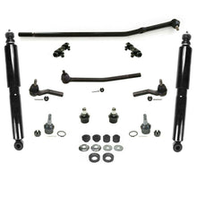 Drag Link Tie Rod Kit Ball Joints Bushings Shocks 13Pcs for Ford E150 Van 2007