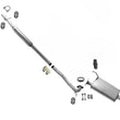 Muffler Exhaust Pipe System for 2004-2011 Front Wheel Drive Mitsubishi Endeavor