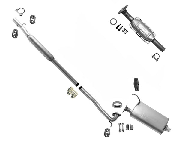 Muffler Exhaust Pipe Converter for 04-2011 Front Wheel Drive Mitsubishi Endeavor