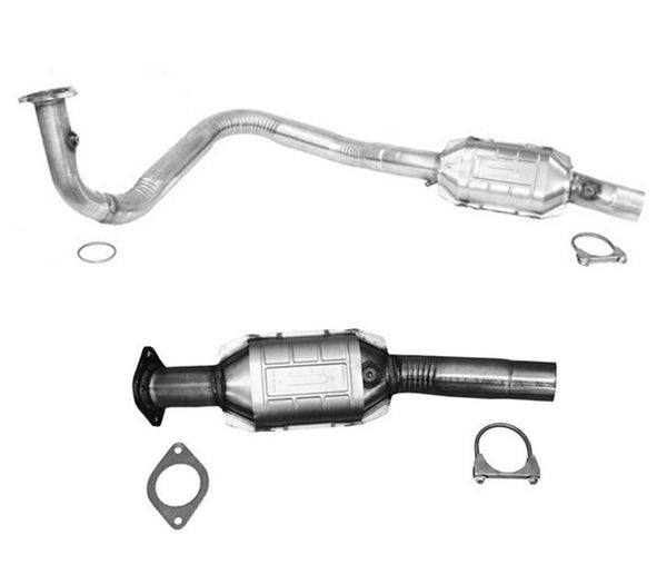 2 Catalytic Converters for Federal Emissions 01-06 GMC Sierra 2500HD 6.0L 8.1L