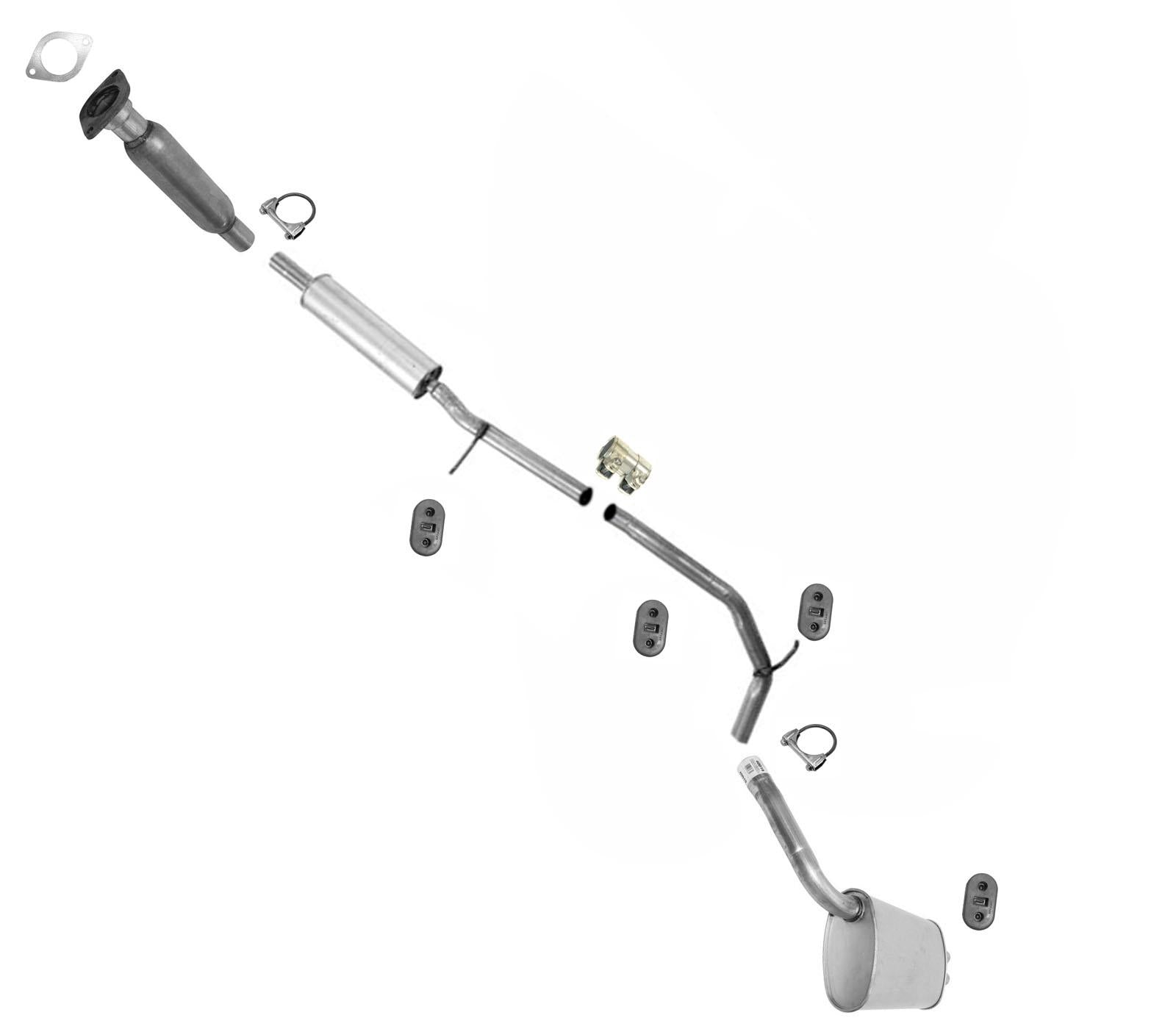 Tubo silenciador de resonador del sistema de escape compatible con el modelo Ford Taurus 2010-2012