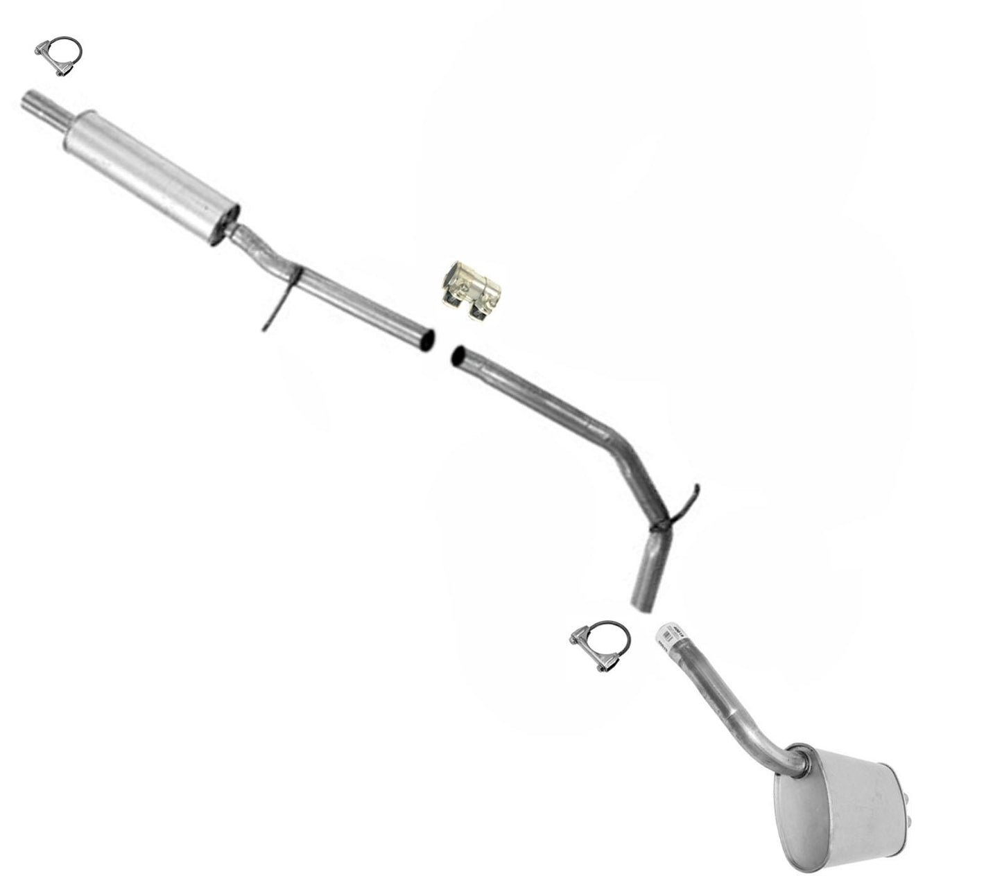 Tubo de silenciador de tubo de extensión de resonador para Ford Taurus 2008-2012 Weld On