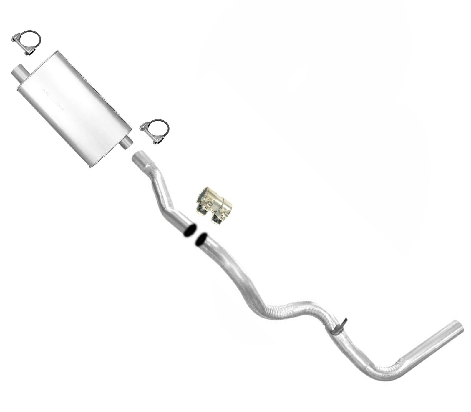 Silenciador y tubo de escape para Chevrolet K1500 Pick Up 1988-1993 4.3L 5.0L soldado